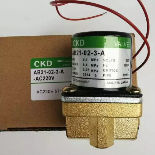 1PC New CKD Solenoid Valve AB21-02-3-A-AC220V