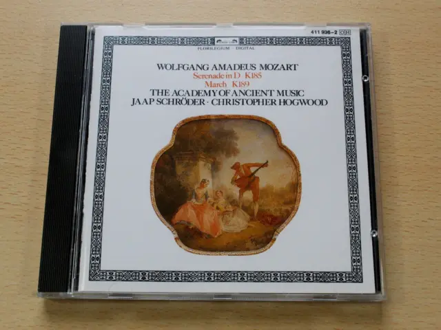 The Academy Of Ancient Music/Mozart : Serenade in D + March in D/1985 CD/Hogwood