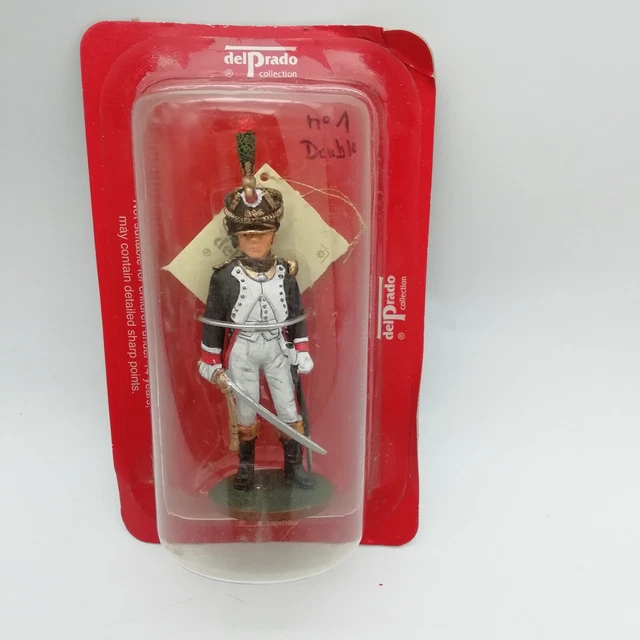 Figurine En Plomb DELPRADO - Officier Tirailleur De La Jeune Garde, 1810 - Premier Empire
