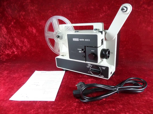 Proyector Super 8/Normal 8 "Eumig Mark 600 D". Muy buen estado, ver vídeo