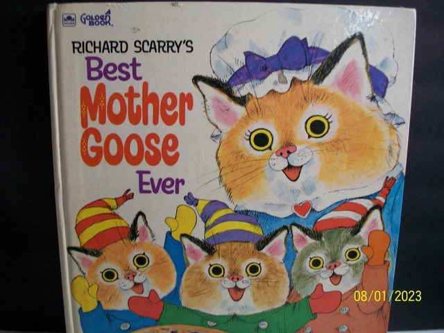 Richard Scarry's Best Mother Goose Ever Golden Press Giant Book Illustrations C5
