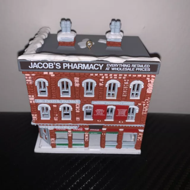 Vintage Coca Cola Trim-A-Tree Collection - Jacob's Pharmacy Ornament, 1991 Coke