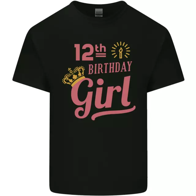 12th Compleanno Ragazza 12 Anno Vecchio Principessa T-Shirt Bambini