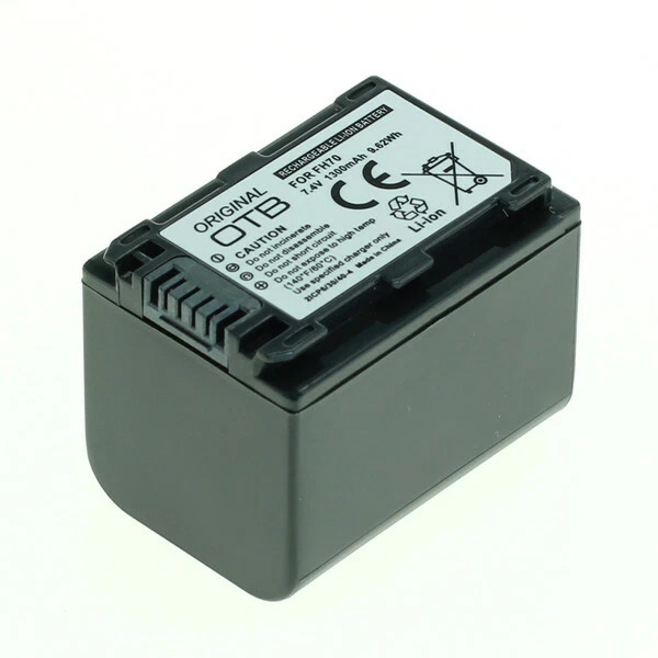 Otech Batteria Compatibile Per Sony NP-FP70 - Alta Capacità, Bassa Autoscarica, 1 Anno Di Garanzia, Sostitutiva Originale - 2