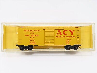 N Micro-Trains MTL Kadee 20416-1 ACY Akron Canton & Youngstown 40' Boxcar #3340