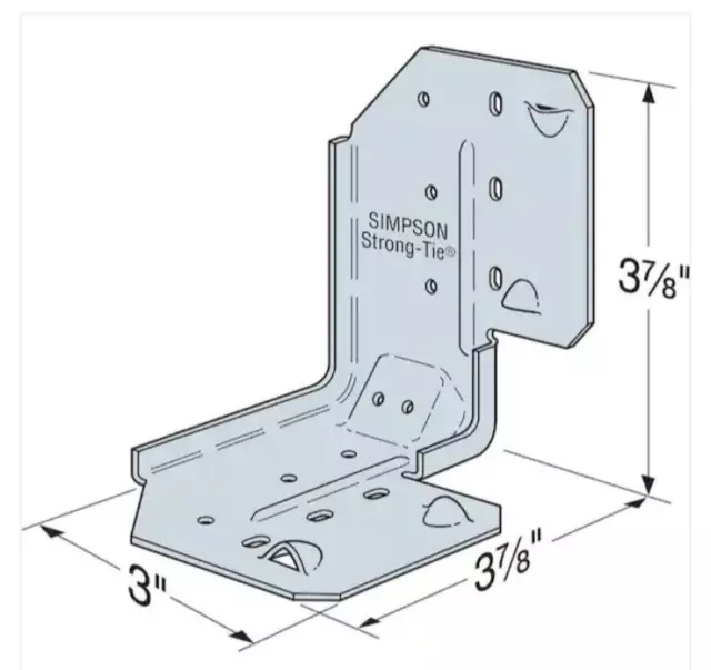 Simpson Strong-Tie GBC Gable Brace Connector 14 Pk