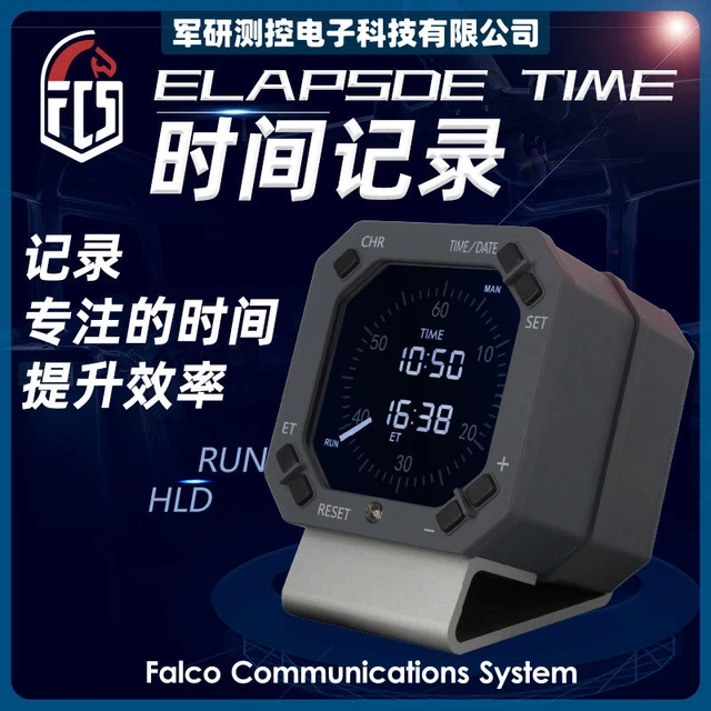 FCS-TACTICAL LAB 737NG Appearance Aircraft Instrument Aviation Clock ...