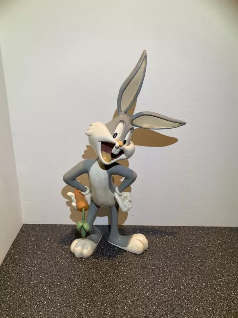 Bugs Bunny mit Möhre Figur ca. 47cm Vintage unbespielt NR-Haushalt