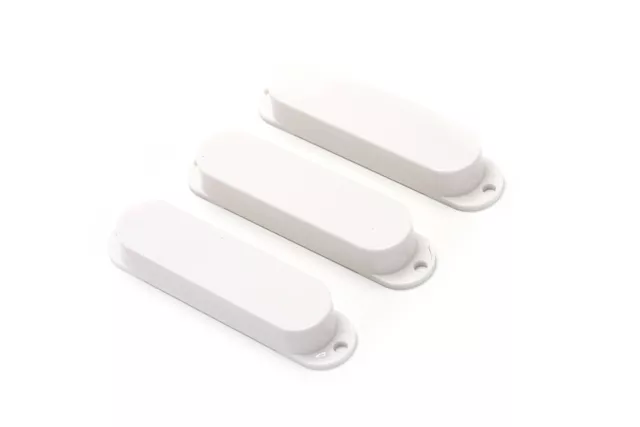 Set de cubiertas cerradas blancas - White single coil closed covers