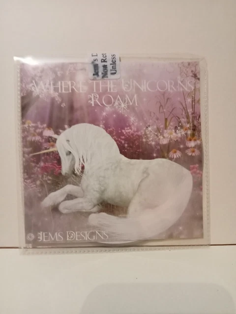 Jem's Designs Where the Unicorns Roam (CD Rom) Totalmente Nuevo Sellado