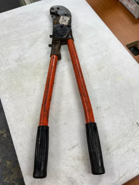 👀 Thomas & Betts Manual Ratchet Crimper Tool Tbm5-Sv