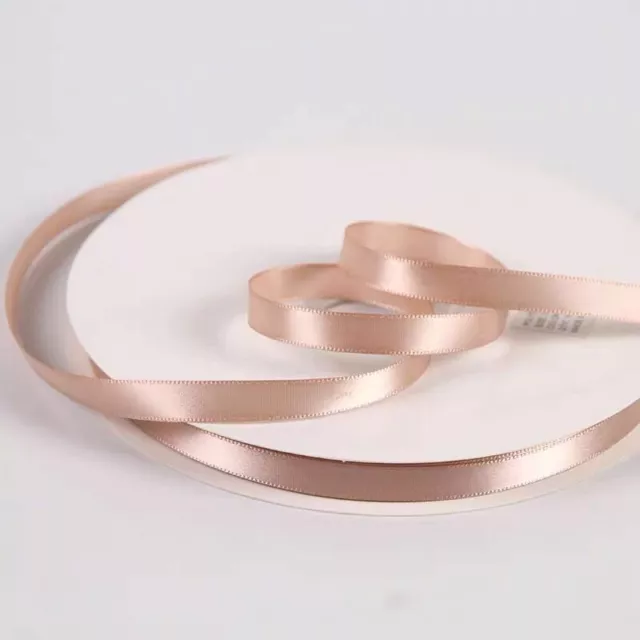 2x 100y/91m Rose Gold Polyester Ribbon for Wedding Party Favor Boxes Gift Decor 2