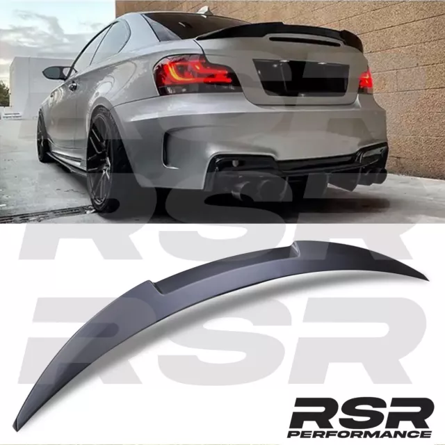 Abs M Sport Style Rear Boot Lip Wing Spoiler For Bmw 1 Series E82 Coupe 07-13