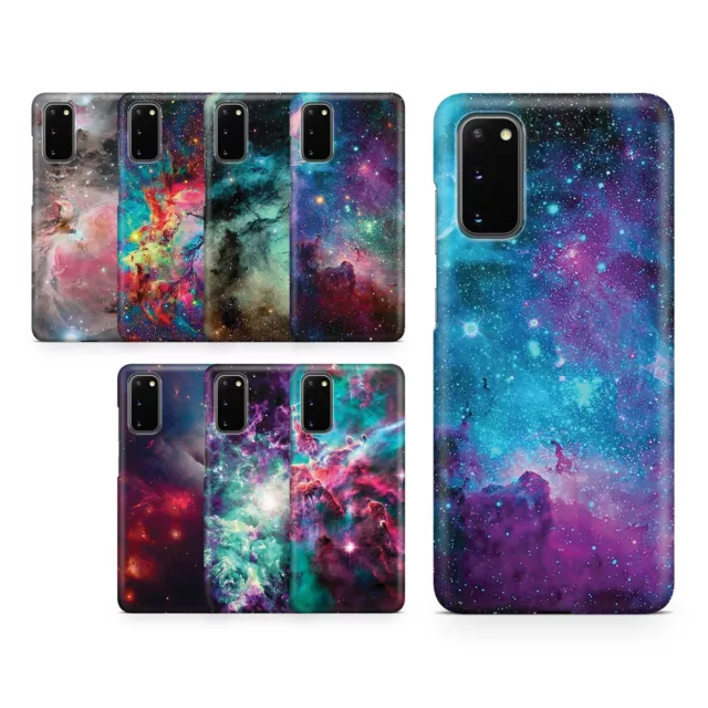 Case For Samsung S20 S10 S8 S9 S7 Hard Phone Cover Space Stars Nebula