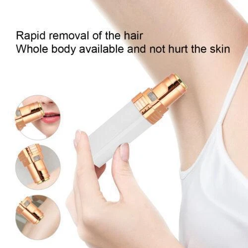 Depilatore compatto - bianco perla ideale per labbra linea bikini viso