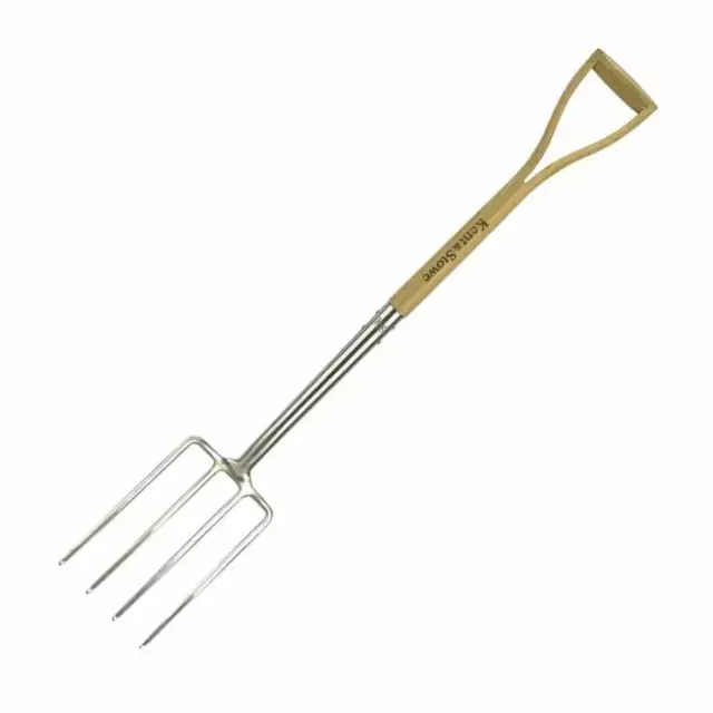 Kent & Stowe Stainless Steel Border Fork, FSC 15-Year Guarantee