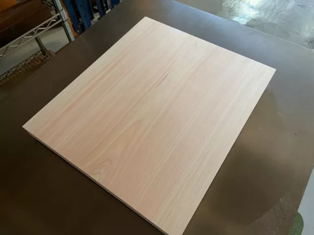 CUSTOM ORDER square type Japanese cypress HINOKI wooden large cutting board.