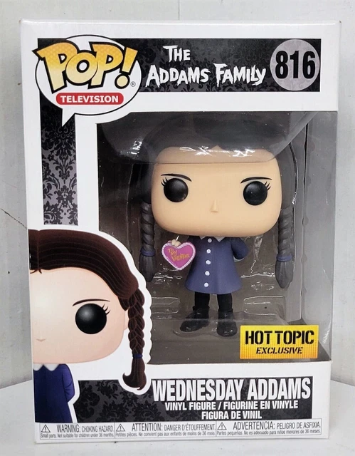 Funko Pop Wednesday 816# Wednesday Addams Vinyl Action Figure With Protector