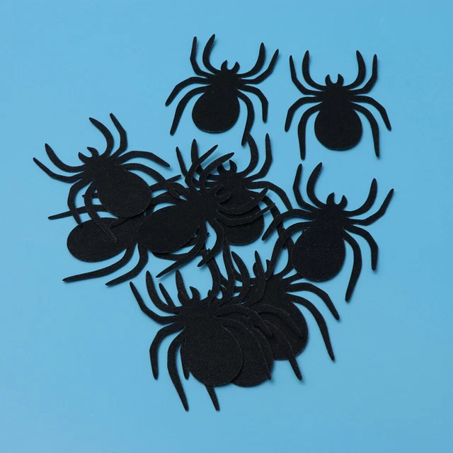 50 PIEZAS Scary Spinne Halloween Mural Pequeñas Arañas