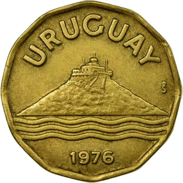 [#693933] Monnaie, Uruguay, 20 Centesimos, 1976, Santiago, TTB, Aluminum-Bronze,