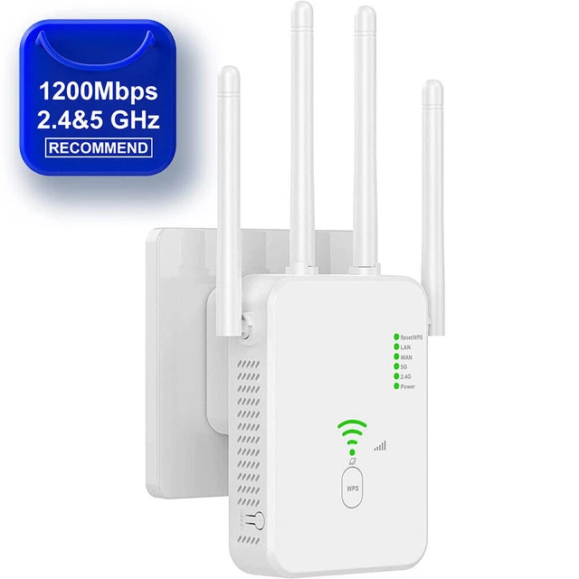 Wireless WLAN Repeater WLAN Amplificatore Presa Integrata 1200 - Foto 9