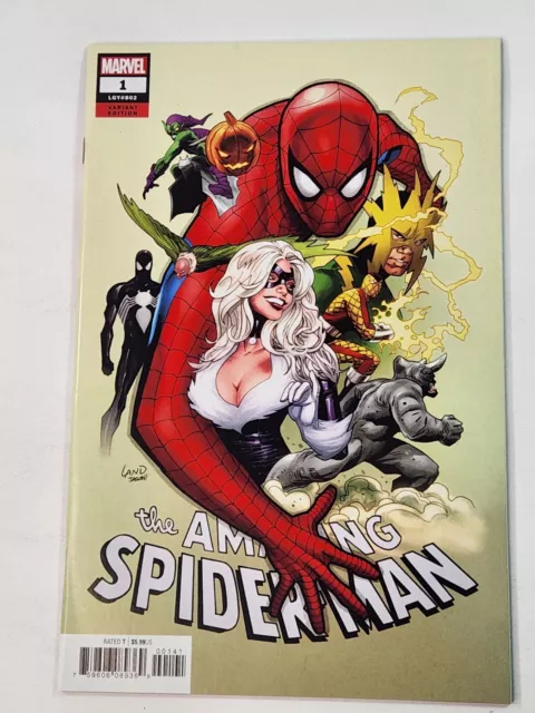 Amazing Spider-Man 1 Greg Land Variant 1st App Kindred Marvel Comics 2018 VF/NM