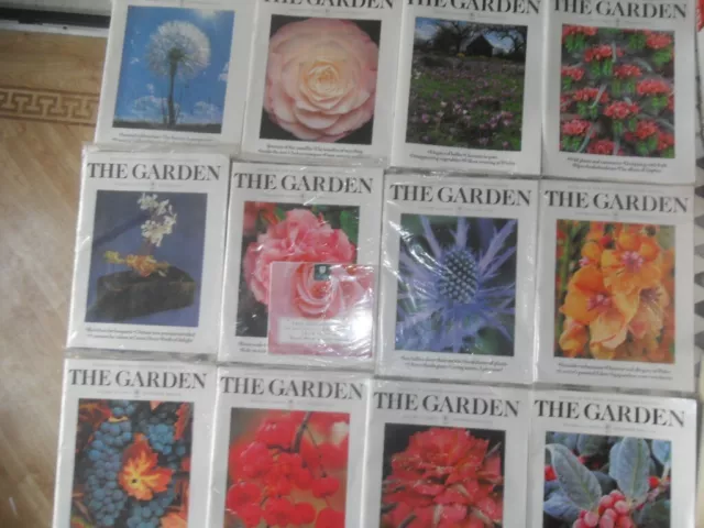 12 X RHS The Garden Magazine Bundle - Full Year 2000 - (8 NEW & SEALED) - L232