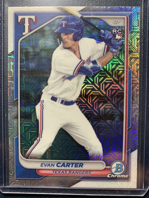 Sports Memorabilia 2025 Topps Heritage #496 Evan Carter SP Short