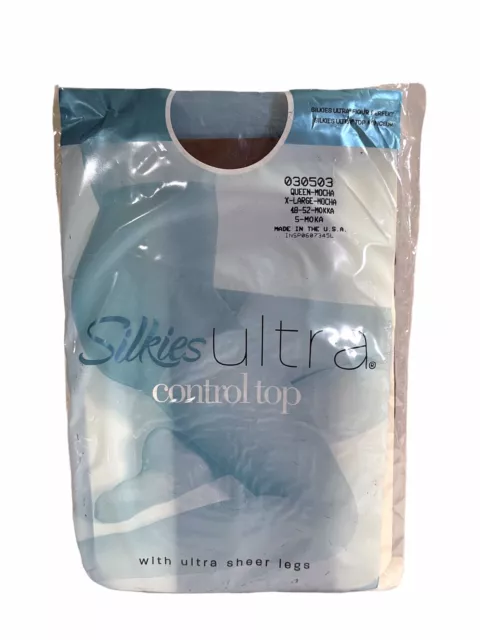 Silkies Ultra Control Top Pantyhose Queen mocha X-Large – St