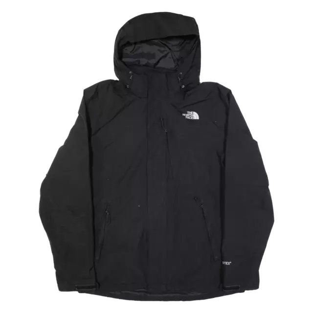 THE NORTH FACE Gore-Tex Mens Rain Jacket Black Hooded L