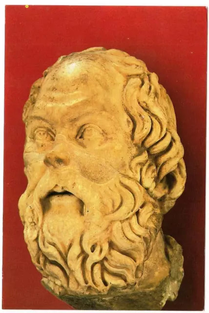 Ansichtskarte Kopf des Socrates, Ephesus, Türkei