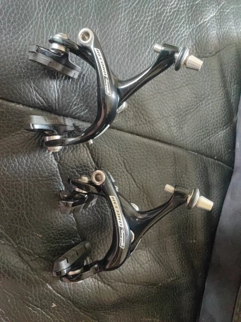 Jeu D'étriers De Frein Campagnolo Record Titanium 8/9v Années 90 - Occasion Bon état