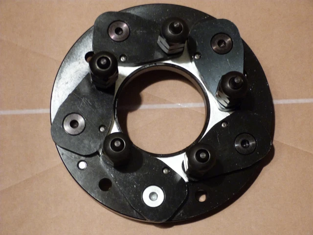 4 Bagues De Centrage De Moyeu 59,1mm à 54,1mm - Polycarbonate Noir Pour Roues Voiture