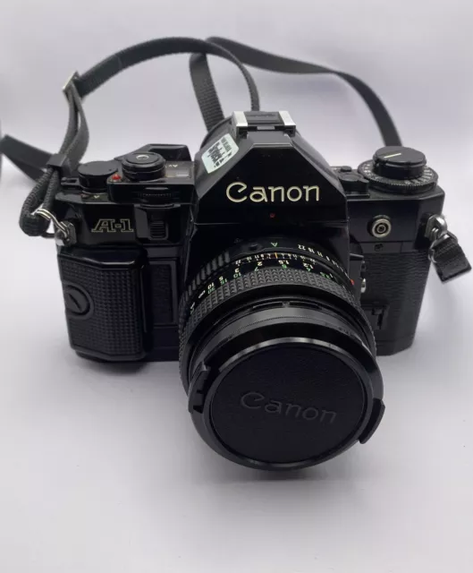 Canon A1 - analoge Spiegelreflexkamera , viel Zubehör, guter Zustand