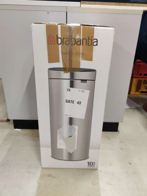 Brabantia 115363 Touch Bin New Mülleimer Abfalleimer mit herausnehmbaren Kunstst