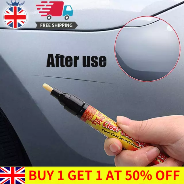 Fix It Pro Clear Car Scratch Repair Pen Simoniz Clear Coat Applicator Colorless