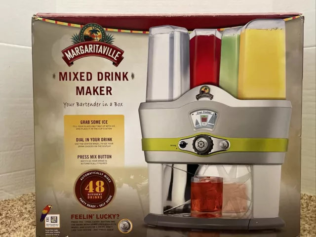 Margaritaville Mixed Drink Maker Home Bartender Bar Machine MD3000 Tested  Great