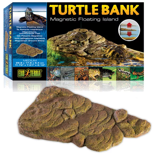 Exo Terra Medium Turtle Bank / Magnetic Floating Island for Semi-Aquatic Animals