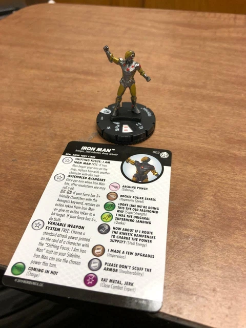 Heroclix Marvel Captain America and the Avengers IRON MAN 002