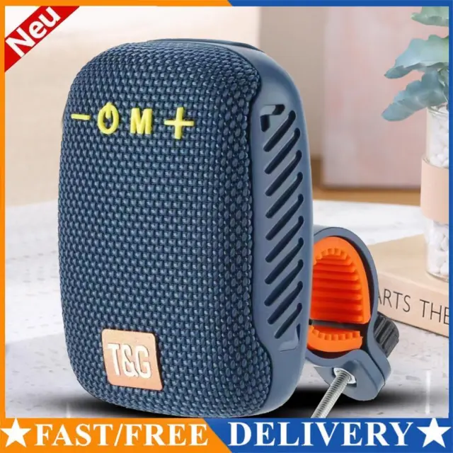 Outdoor Speaker Portable Waterproof Bluetooth-compatible FM Radio (Blue)