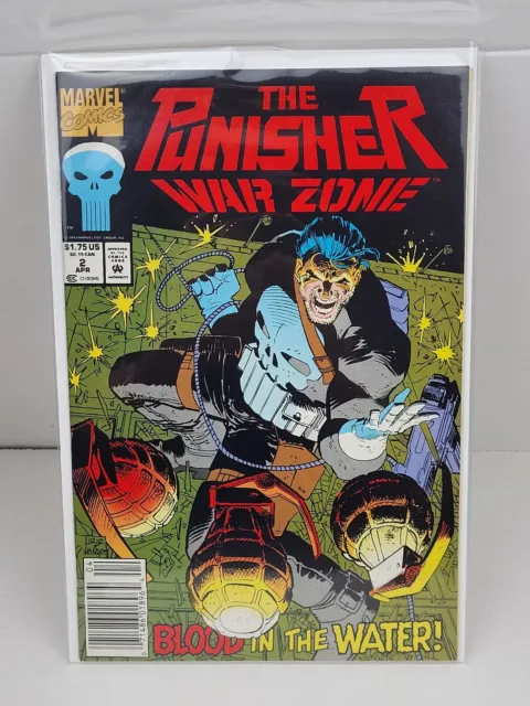 Punisher War Zone #2 Newsstand High Grade 1st Print John Romita Jr. Marvel 1989