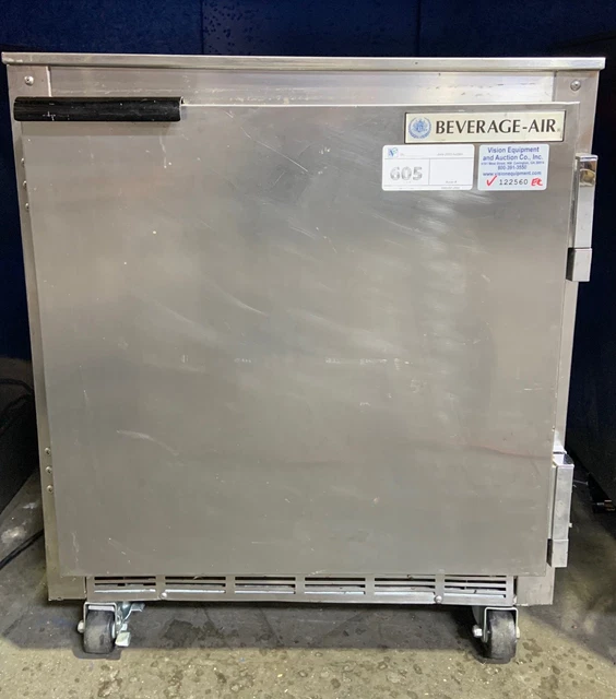 Beverage Air Ucr27Y-23 Shallow Depth Low Profile Undercounter Refrigerator