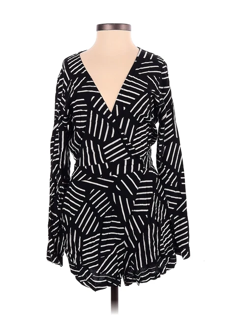 Motel Women Black Romper XS