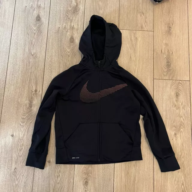 Giacca bambino Nike Dri-Fit nera UK 10-12 anni media 100% poliestere