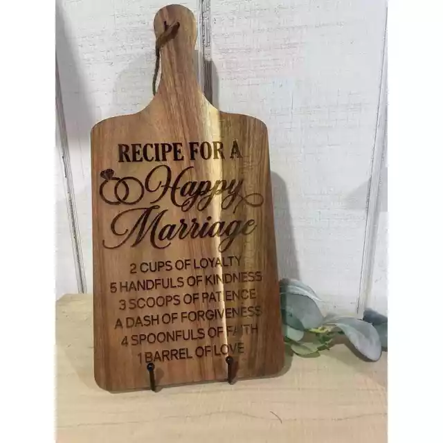 Happy Marriage Board | Valentines day gift | Free Shipping