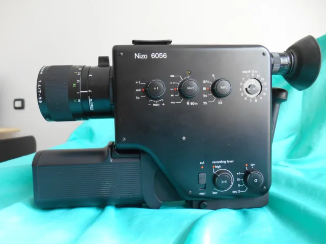 Cinepresa super 8 Braun Nizo 6056 super8 camera + SCHNEIDER KREUZNACH UWL I