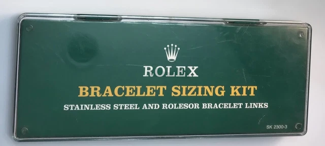 Rolex online bracelet sizing