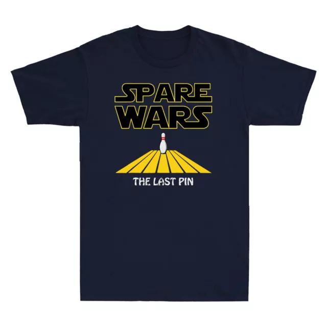 Spare Wars - Funny Bowler & Bowling Parody Novelty Men's Short Sleeve T-shirt