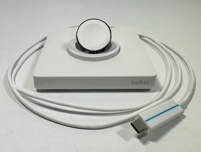 Belkin Boost Charge Pro Portable Fast Charger For Apple Watch White