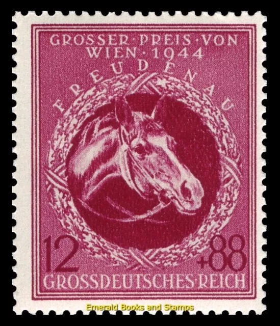 EBS Germany 1944 - Vienna Grand Prix Horse Race - Michel 900-901 - MNH** 3